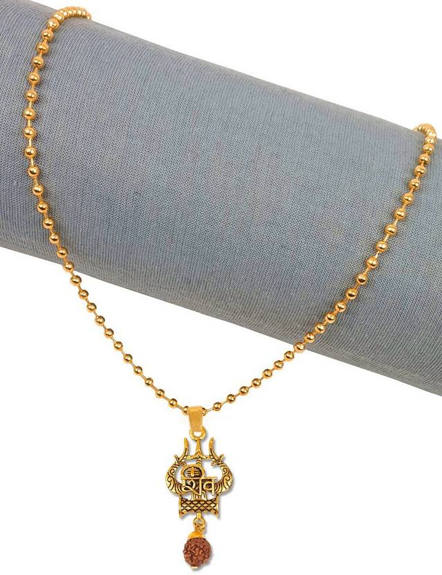 Mahadev locket gold clearance