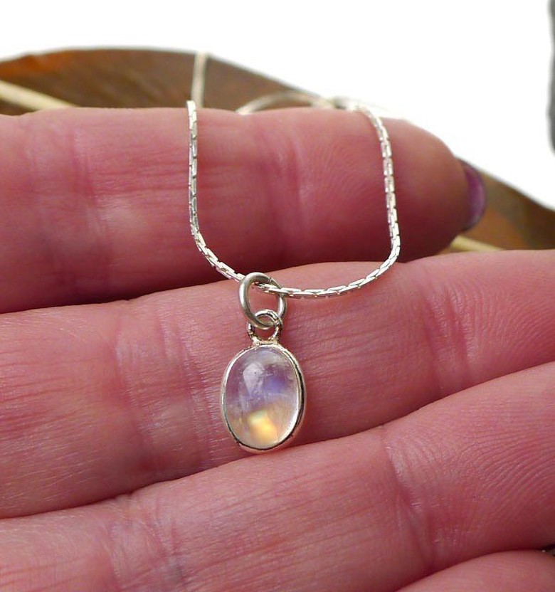 mens moonstone pendant