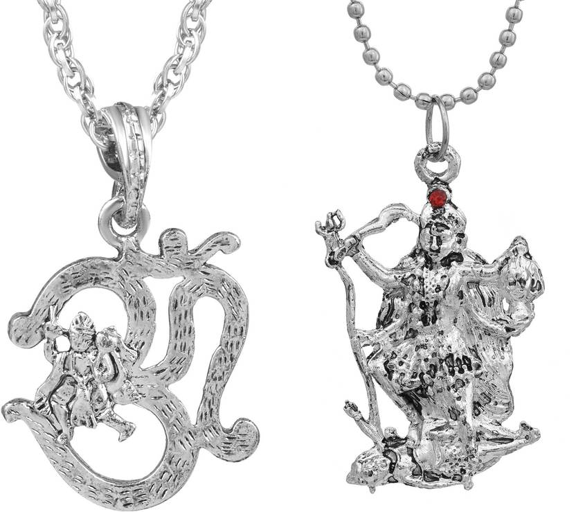 Silver bajrangbali pendant clearance