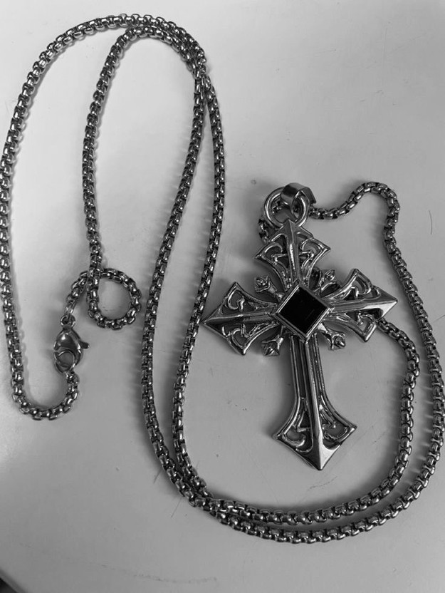 Ennyg acessories Silver Crystal Stainless Steel, Steel, Alloy, Crystal Pendant