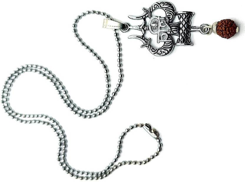 Mahadev locket silver Clearance