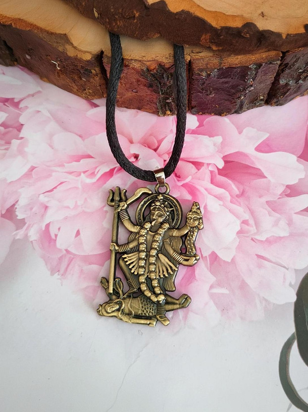 Sullery Rhodium Metal Pendant