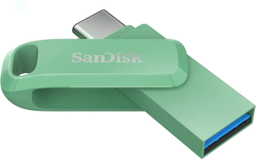 SanDisk SanDisk SDDDC3-256G-I46GPD 256 GB OTG Drive Compatible with Desktop Computer, Laptop, Mobile, Tablet USB 3.2 Plastic Case(Green, Mobile Pendrive) - Flipkart Deal