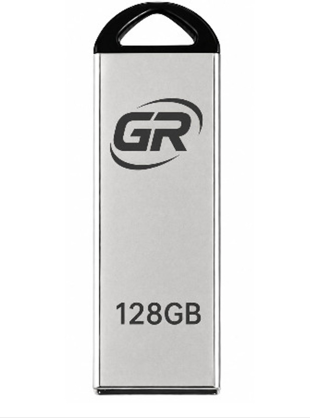 GRSM GOLD GR 128 GB Pen Drive Compatible with Audio Player, Desktop Computer, Gaming Console, Laptop, Mobile, Netbook, Tablet USB 2.0, USB 3.0 Metal Case(Silver)