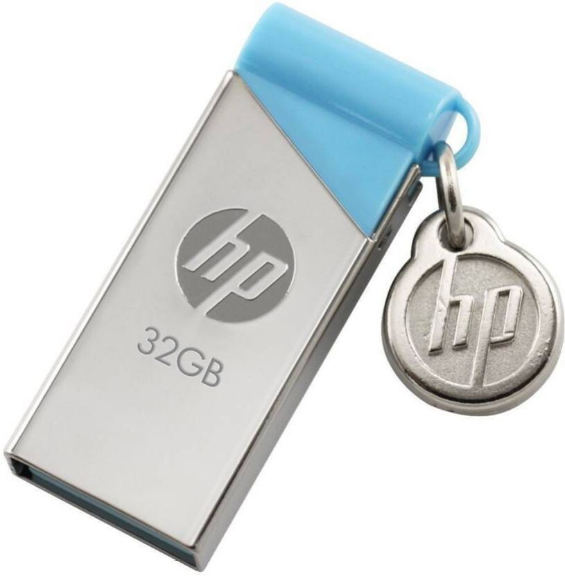 HP V215B 32 GB Pen Drive Compatible with Laptop USB 2.0 Metal Case(Multicolor)