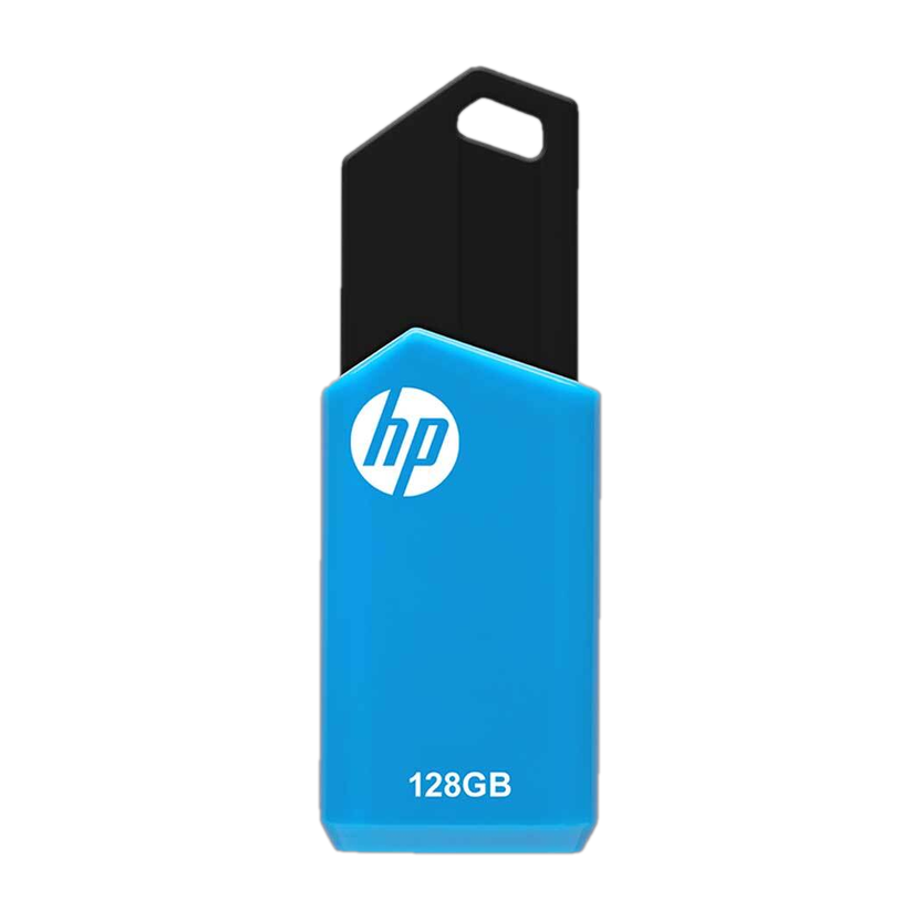 HP v150w-Blue 128 GB Pen Drive Compatible with Desktop Computer, Laptop USB 2.0 Plastic Case(Blue)