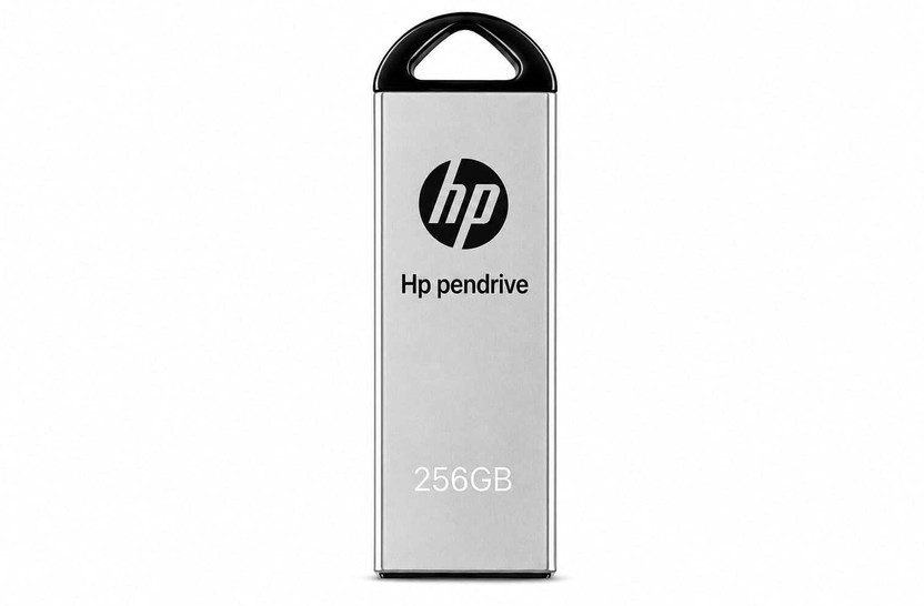 Hppendrive V220G 256 GB Pen Drive Compatible with Laptop, Desktop Computer, Audio Player, Gaming Console, Tablet, Mobile USB 2.0 Metal Case(White)