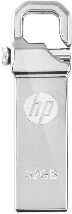 HP V250B 32 GB Pen Drive Compatible with Audio Player, Desktop Computer, Mobile, Laptop USB 2.0 Metal Case(Silver)
