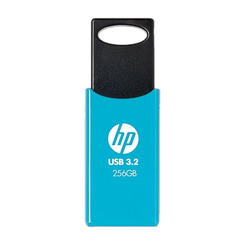 HP 712w 256GB USB 3.2 Flash Drive Blue 256 GB Pen Drive Compatible with Desktop Computer, Laptop USB 3.2 Plastic Case (Blue)