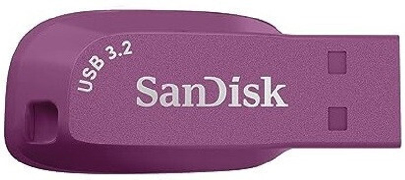 SanDisk Ultra Shift USB 3.2 256 GB Pen Drive Compatible with Desktop Computer, Laptop, Television USB 3.2 Plastic Case(Purple)