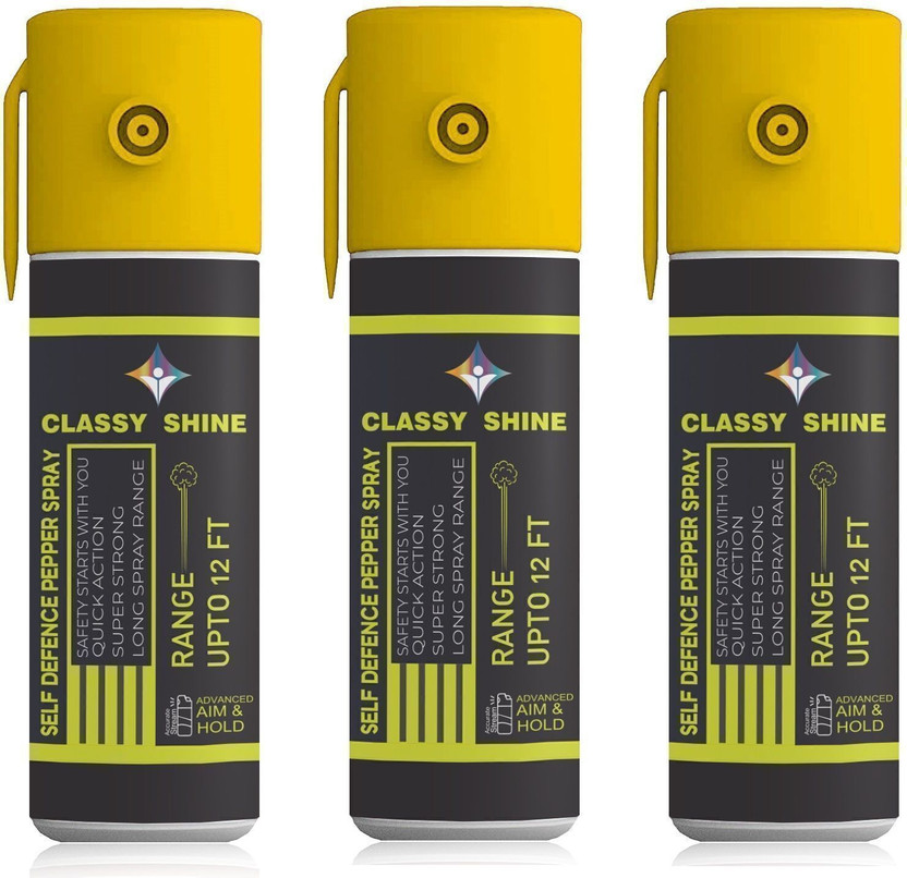 Classy Shine Pepper Spray Self Defence for Girl's Women Chilli Spray(70 G) Pepper Stream Spray