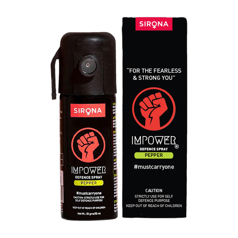 IMPOWER Ultra Strong Self Defence for Women Safety 55 ml Pepper Gel Spray