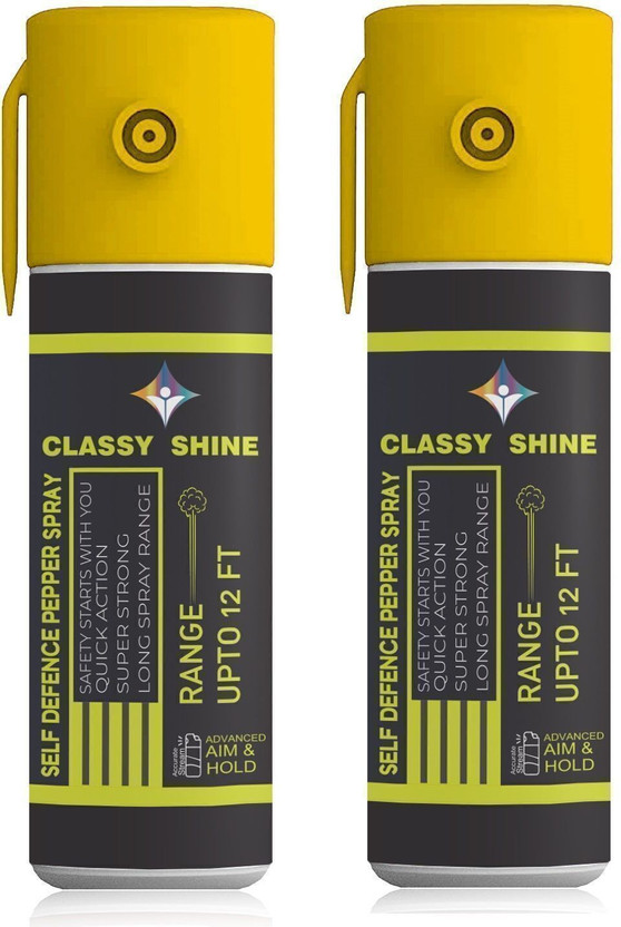 Classy Shine Pepper Spray Self Defence for Girl's Women Chilli Spray(70 G) Pepper Stream Spray