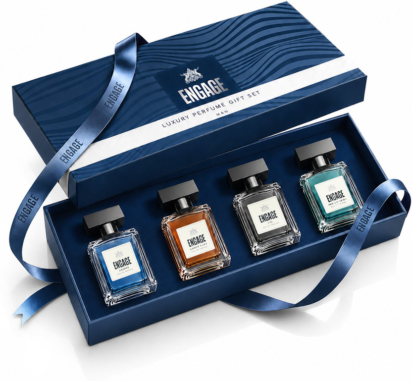 Engage Luxury Assorted Gift Set (20mlX4) 4 Unique Long Lasting EDPs Eau de Parfum  -  80 ml(For Men)