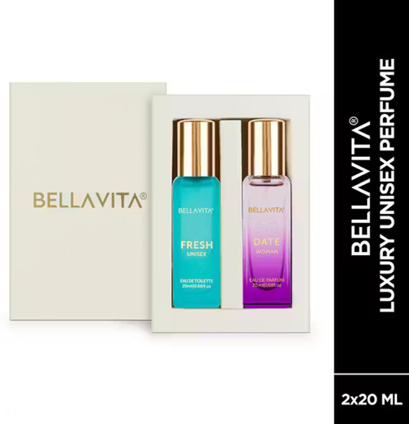 BELLAVITA Luxury FRESH Unisex +DATE Woman Perfume Combo for Men and Women 40 ML Eau de Parfum  -  40 ml(For Men & Women)