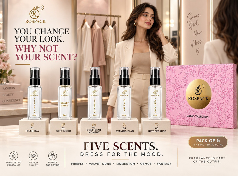 ROSPACK ROSPACK Long Lasting Fragrance ≫ Luxury Identity EDP Range Eau de Parfum  -  40 ml(For Men & Women) - Flipkart Deal