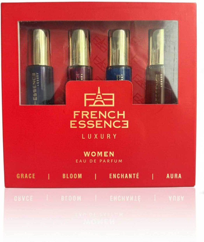 FRENCH FRENCH ESSENCE Luxury Women Perfume Gift Set (15ml x 4) | Premium Long Lasting Fragrance Eau de Parfum  -  60 ml(For Women) - Flipkart Deal