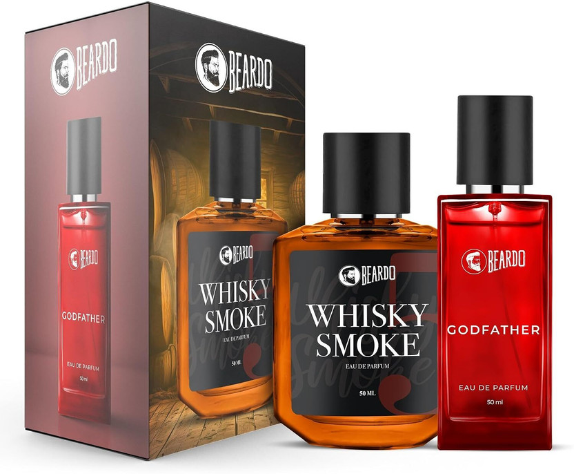 BEARDO Godfather & Whisky Smoke Perfume|Strong & Long Lasting Fragrance|Aromatic | Gift Eau de Parfum  -  100 ml(For Men)