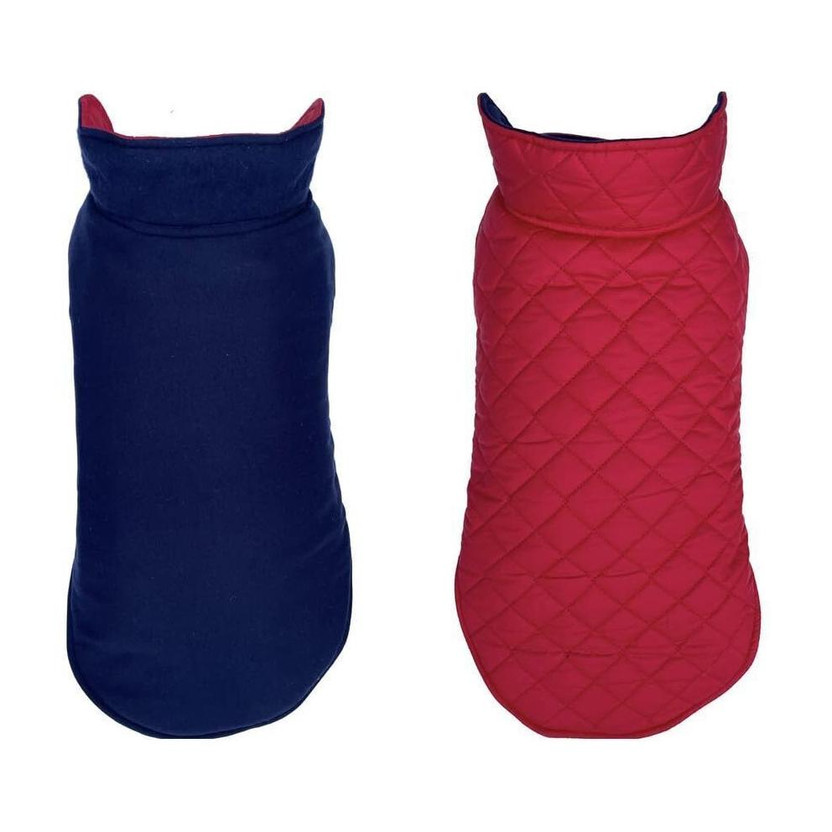 Pets Pets Planet Winter Jacket, Coat for Dog, Cat(Blue Red Reversible Dog Jacket, 18 Inch L) - Flipkart Deal