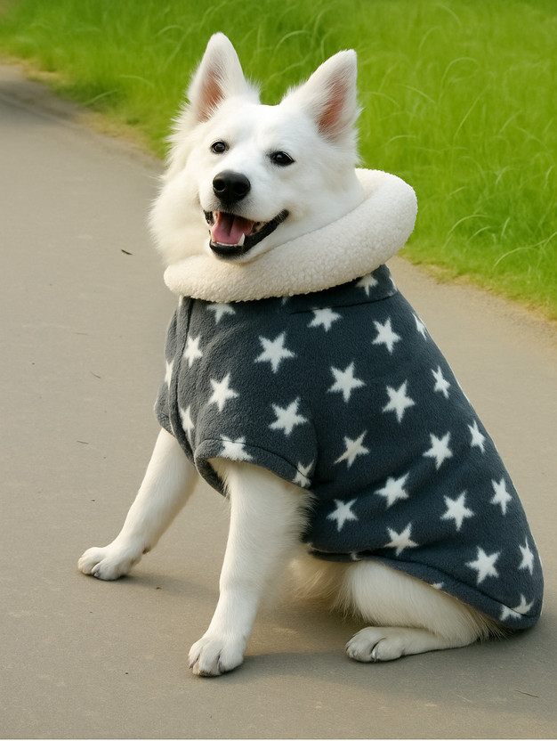 OLENE Winter Jacket for Dog, Cat(GREY)