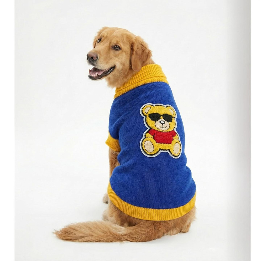 Pets Planet Sweats for Dog, Cat(Yellow & Blue)