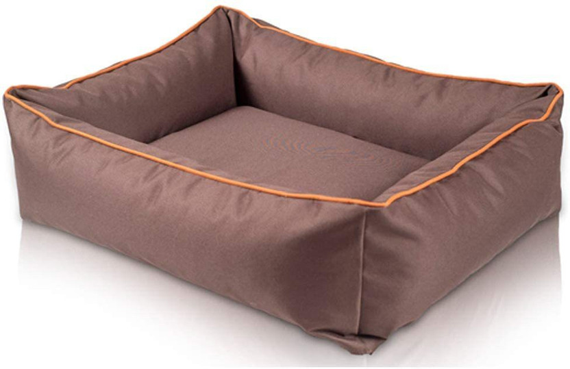 Slatters Be Royal Store PremiumQuality Velvet Luxury Washable DOG Sofa For All Season Sleeping CatPuppy XXL Pet Bed(Brown)