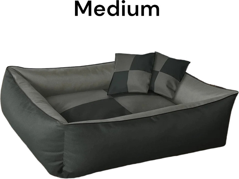 Royals Rore Ultra Soft Warming & Cooling Bed For Winter & Summer M Pet Bed(Grey880)