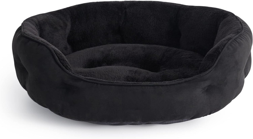 petlux Dog & Cat Washable Beds for Indoor Pets & Puppy, Round Dog Bed Sofa for Dogs. XL Pet Bed(Navy Blue)