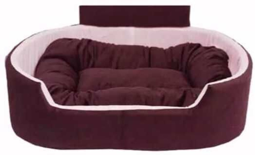 HAVEN STYLISH Luxury Coller Sofas , Beds For Dog And Cat S Pet Bed(Brown, White)