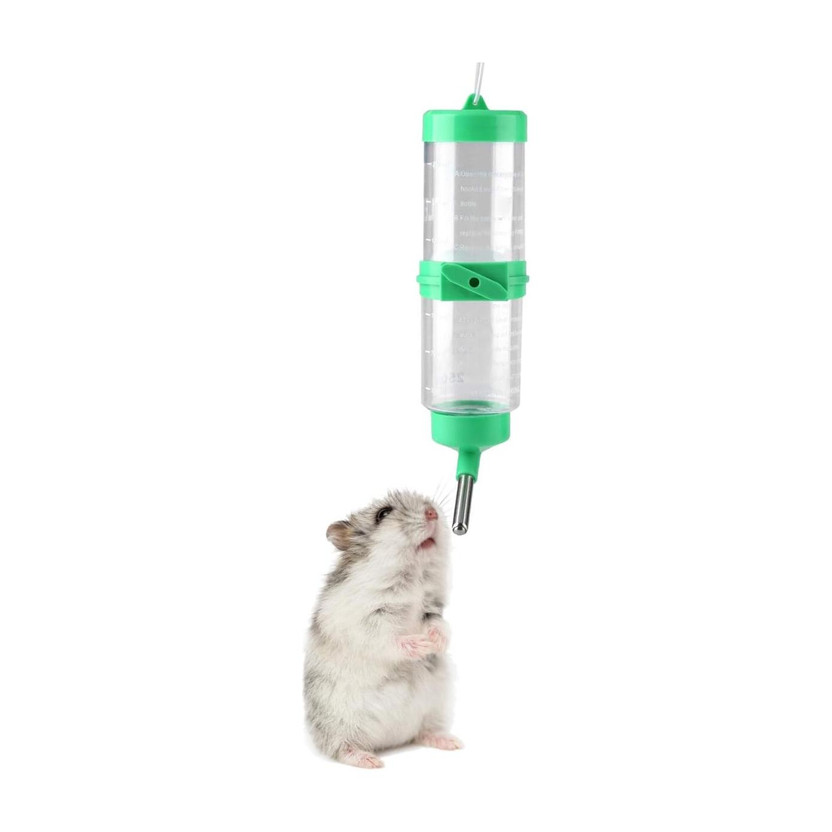 Scroll Store Water Bottle Feeder for Hamsters, Guinea Pigs, Mice & Rabbits | Random Color Plastic Pet Bottle(80 ml Multicolor)