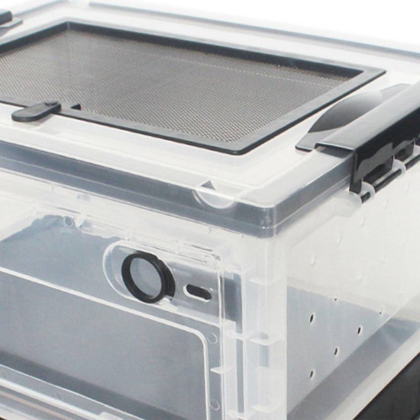 Lyla Folding Reptile Feeding Box Hamster Breeding Cage Habitat for