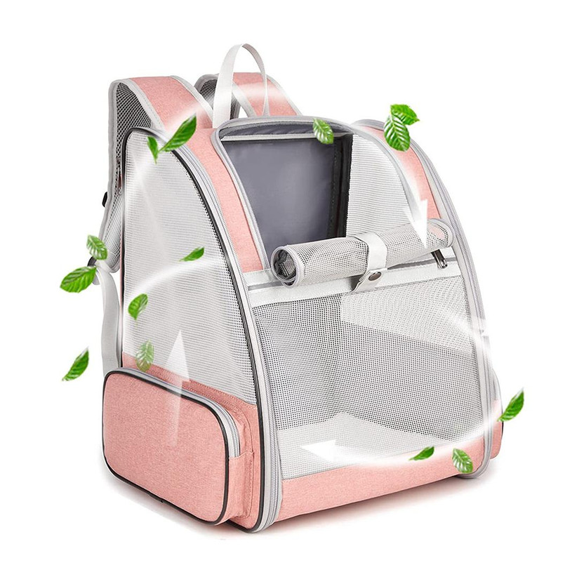 PALAY Cat Bag, Backpack Design Pet Travel Carrier Pink Backpack Pet Carrier(Suitable For Dog, Cat)