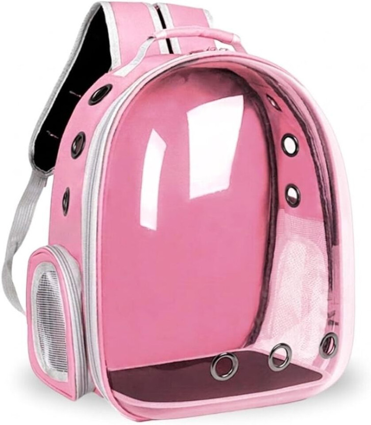Petfun Cat Carrier Backpack | Breathable Pet Travel Bag for Small Dogs & Cats Pink Backpack Pet Carrier(Suitable For Cat)