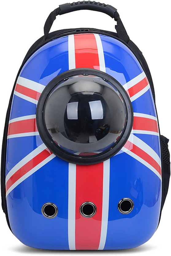 DogTrust Portable Pet Travel Carrier, Space Capsule Pet Bubble Backpack Multicolor Airline Pet Carrier(Suitable For Cat, Dog)