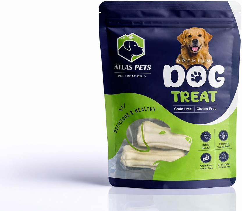 ATLAS PETS ATLAS PETS DOG CHEW BONE 3 INCHES Chicken Dog Chew(500 g, Pack of 15)