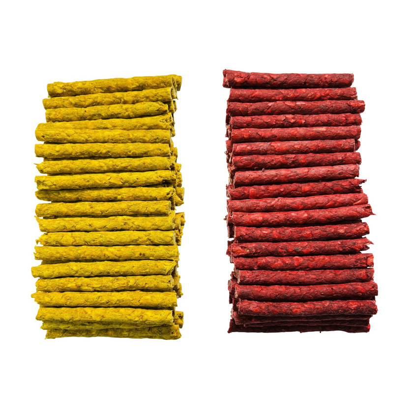 Dogchee Munchy Sticks For Dogs, Dog Chew Sticks,(1 KG).Healthy and Tasty,Combo Flavor Chicken, Mutton Dog Chew(1000 g, Pack of 1)