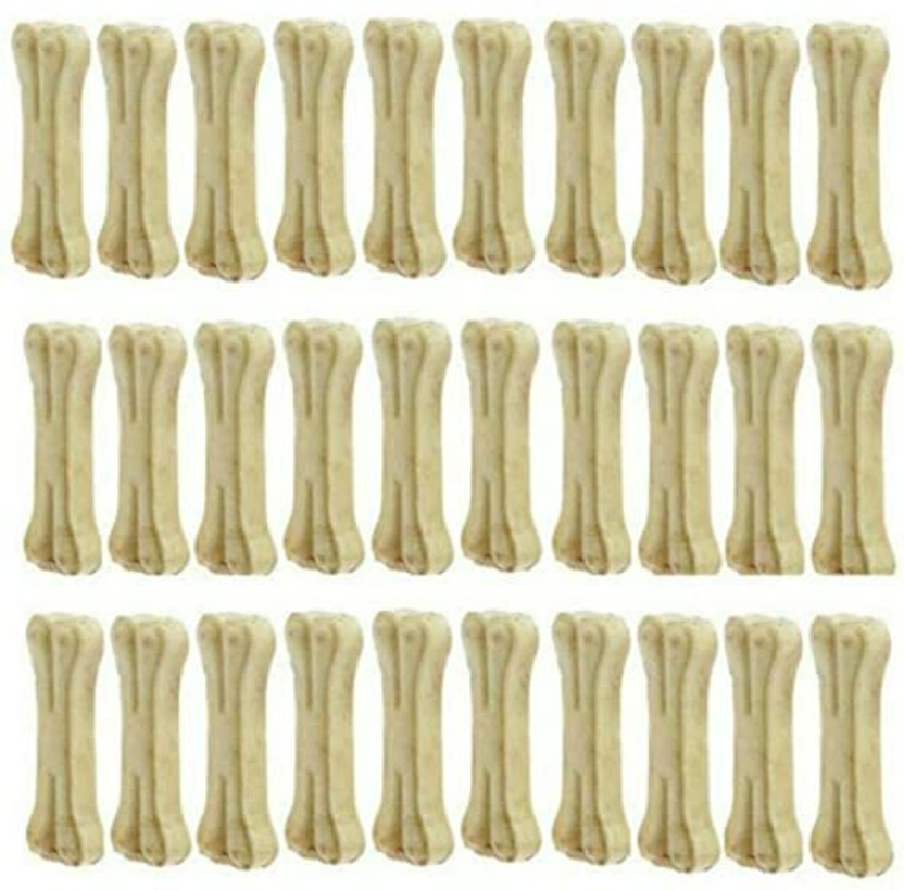Puppy buddy Pet Food Healthy Calcium Chew Bone Twisted Treat For Dog Cat Puppy Chicken Dog Chew(1.5 kg, Pack of 40)