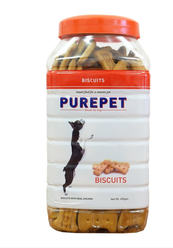 Purepet Oven Baked Biscuit Real Chicken Dog Chew(0.455 kg, Pack of 1)
