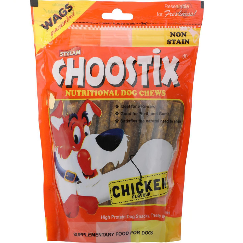 Choostix Choostix Nutritional Stix Chicken Dog Chew(450 g, Pack of 1) - Flipkart Deal