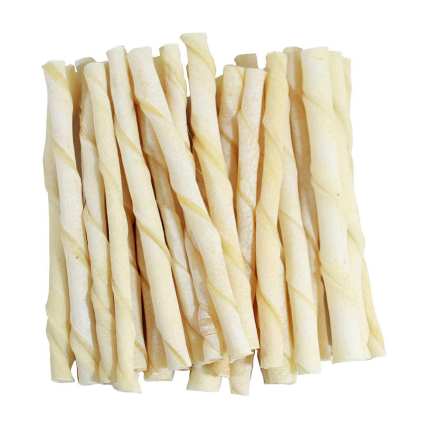 Petfun Petfun Raw Hide Twisted Calcium Chew Sticks for New Born, Young & Adult, 250g Chicken Dog Chew(250 g, Pack of 1) - Flipkart Deal