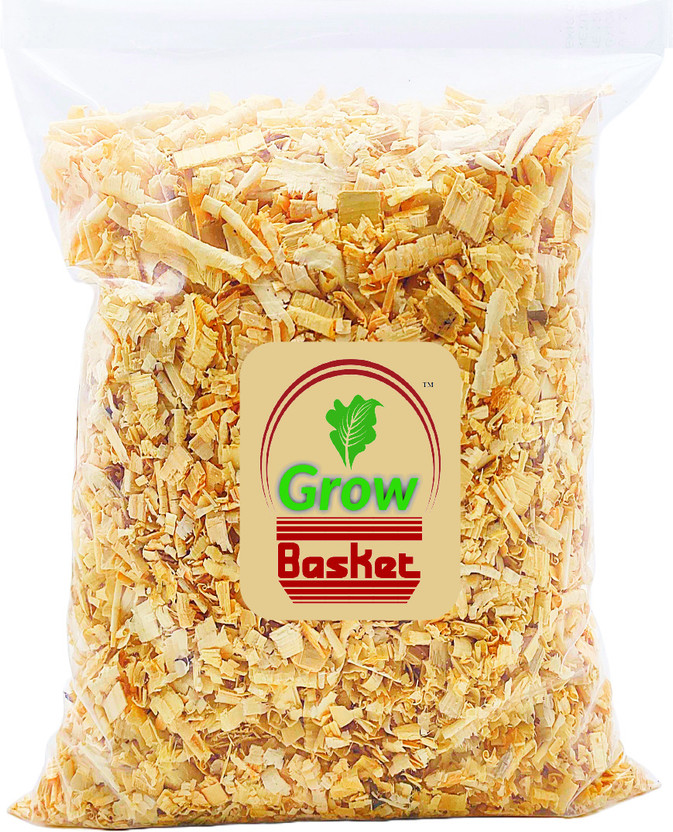 Grow Basket 1kg Dust Less Bedding Wood Shavings Hamster Bird Chicks Guinea Pig Rabbit Gerbil 1 L Pet Coat Cleanser(Suitable For Hamster, Guinea Pig, Squirrel)