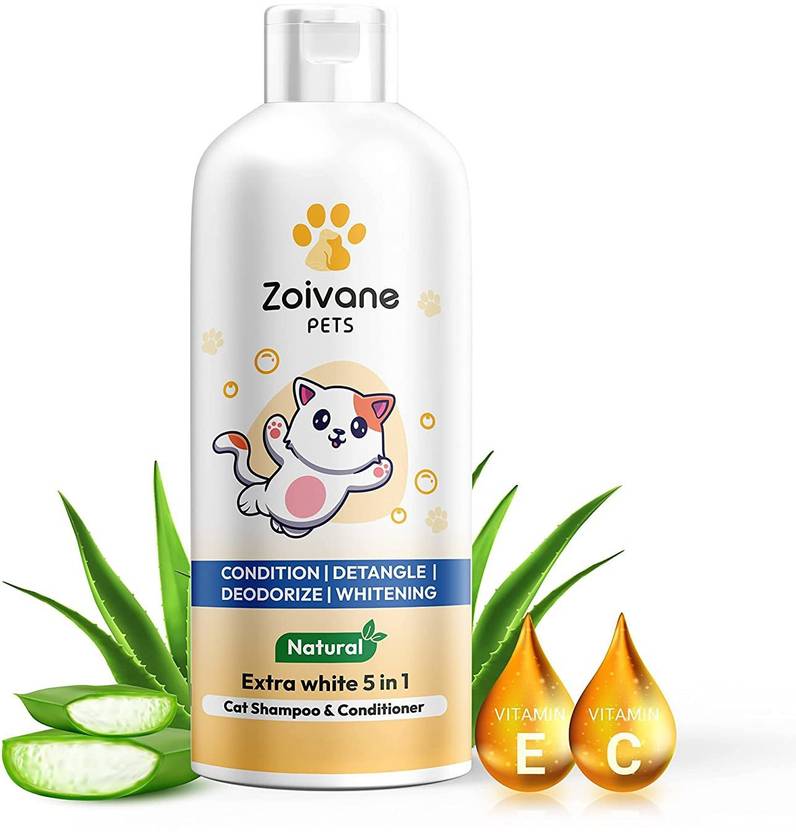Zoivane Cat Shampoo Shampoo with Conditioner for Kitten and Cat 100