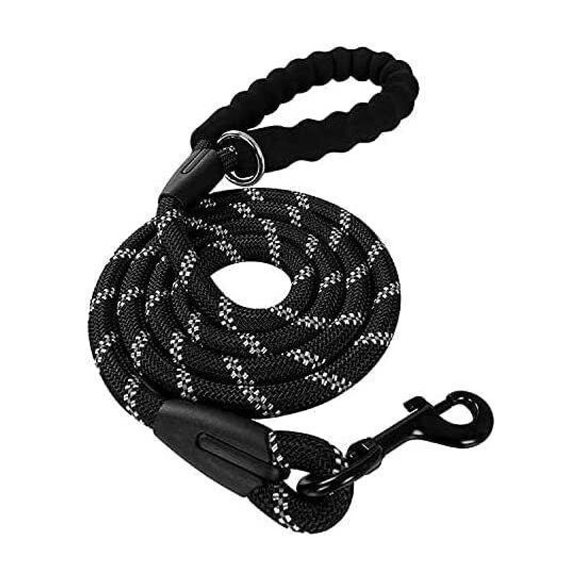 Hofason Hofason Dog Belt Padded with Soft Breathable Adjustable Nylon Dog Collars for meidum Dog & Cat Leash(Large, Black) - Flipkart Deal