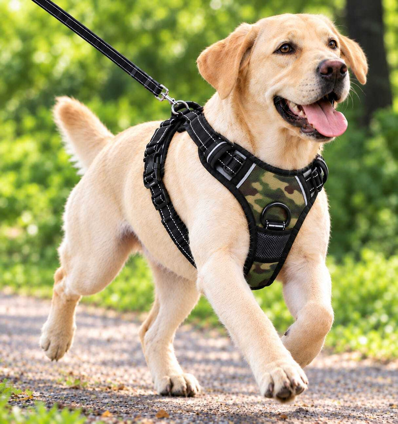 Buster Buster International Double Bone Adjustable Dog Harness With 12mm Roop. Dog Harness & Leash(Small, Multicolor) - Flipkart Deal