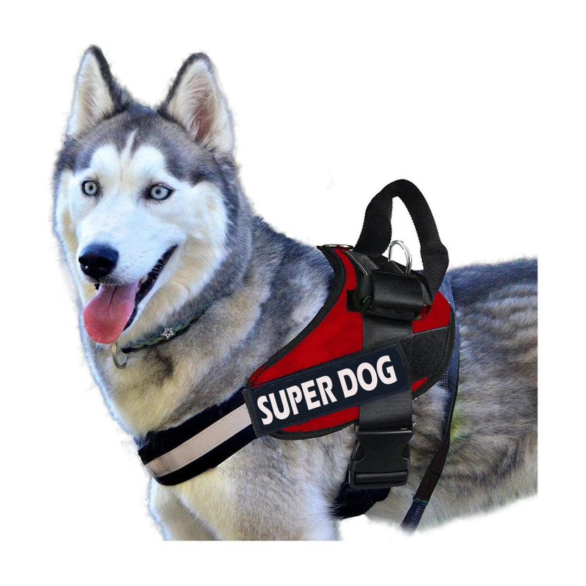 Cocker Cocker No Pull Dog Harness Adjustable Reflective Comfortable Dog Standard Harness(Extra Large, Red) - Flipkart Deal
