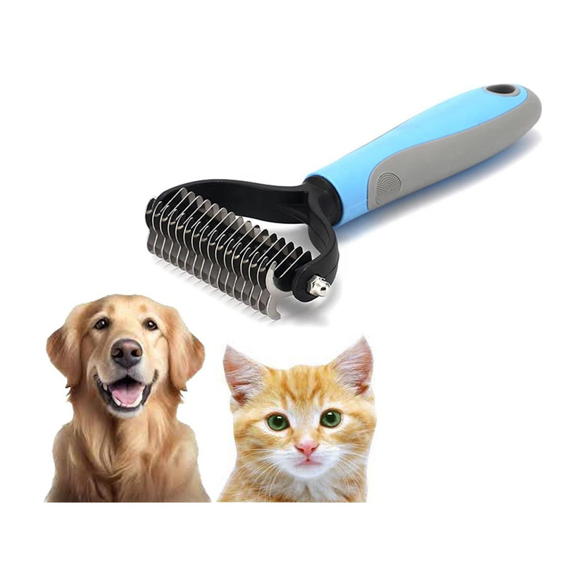Nasmodo Pet Grooming Brush, Deshedding Tool & Dematting Comb for Dog & Cat Trimmer Comb Basic Comb for  Dog, Cat
