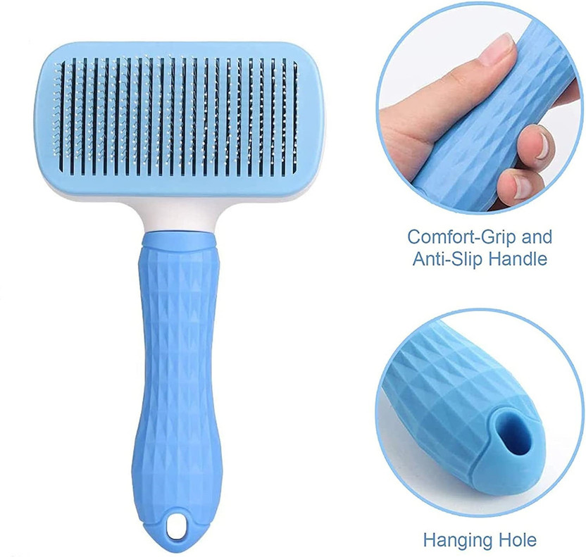 W9 W9 Self-Cleaning Slicker Brushes for Dogs Cats Pet-Blue Slicker Brushes for  Dog & Cat - Flipkart Deal