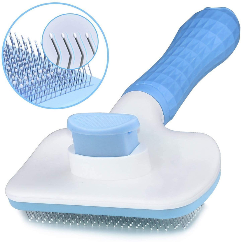 Dogs and Tiddles Pet Comb Brush, Pet Grooming Brush for Dogs and Cats Slicker Brushes for  Dog, Cat, Rabbit