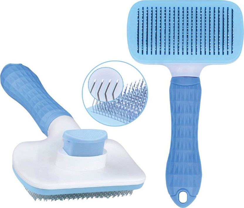decorvaiz Self Cleaning Slicker Brush for Dogs & Cats | Slicker Brushes for  Dog