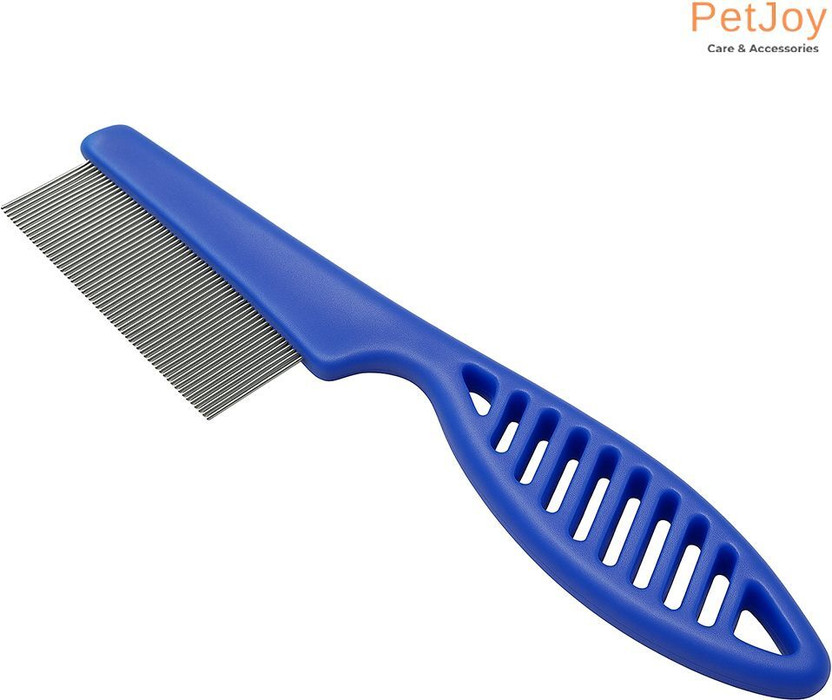 PetJoy Pet Tick , Lice , Flea Remover Hair Comb, Pet Tangles & Knots Brush Plain/ Bristle Brushes for  Dog, Cat, Rabbit